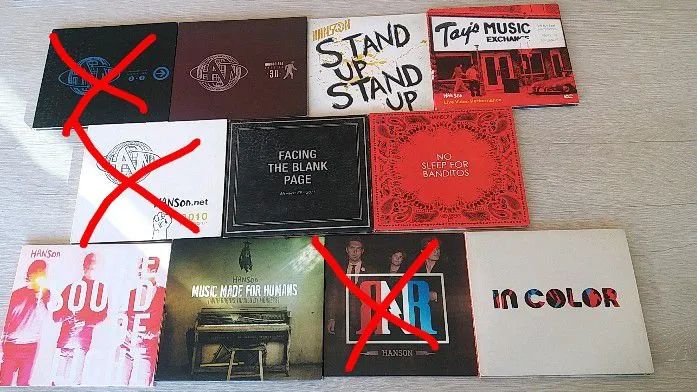 Hanson: Coleção com 7 cds + 1 dvd - Importados