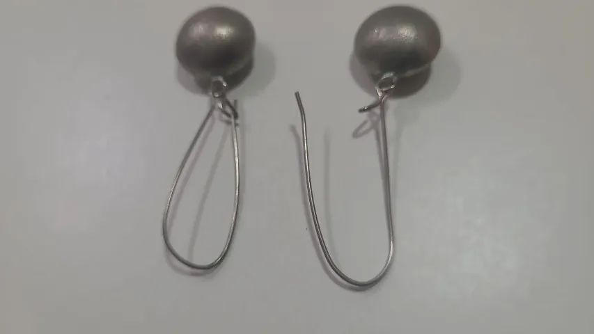 Brinco prata fosca Argento  - Foto 4