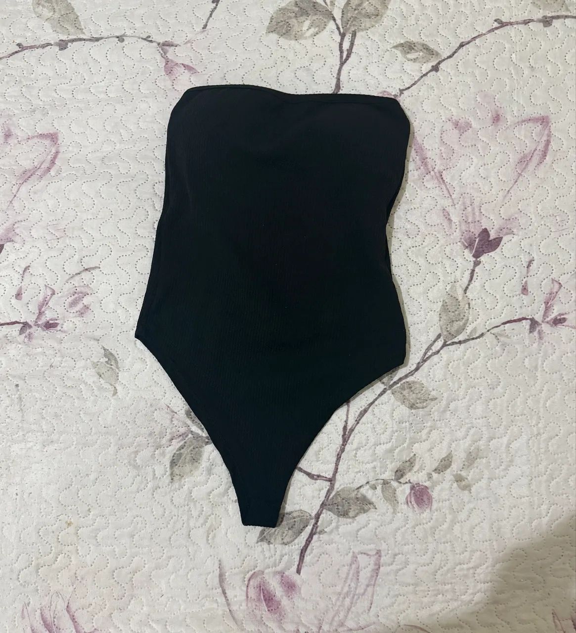 body preto canelado  - Foto 3