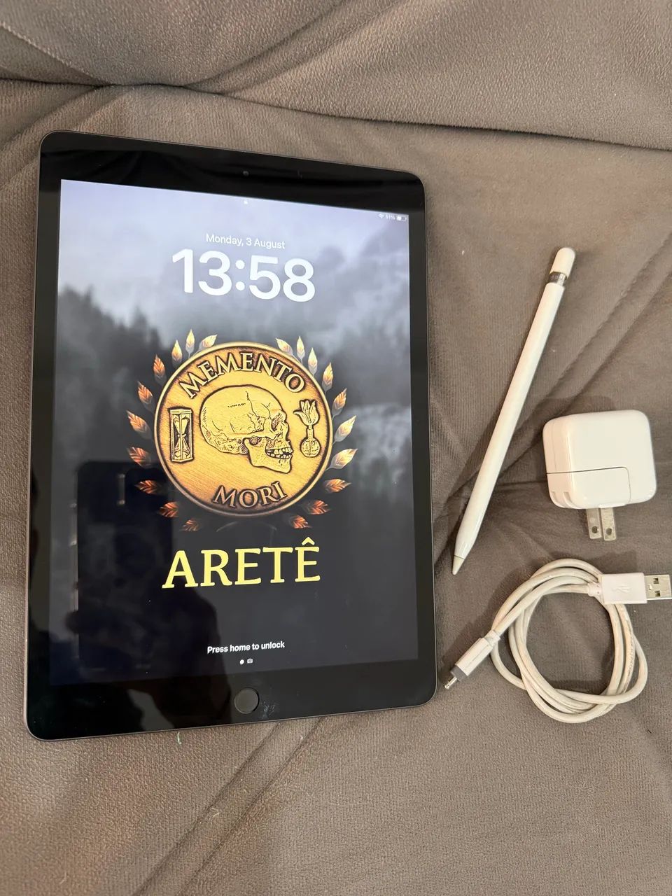 iPad 7 + Apple Pencil  IMPECÁVEL  - Foto 2