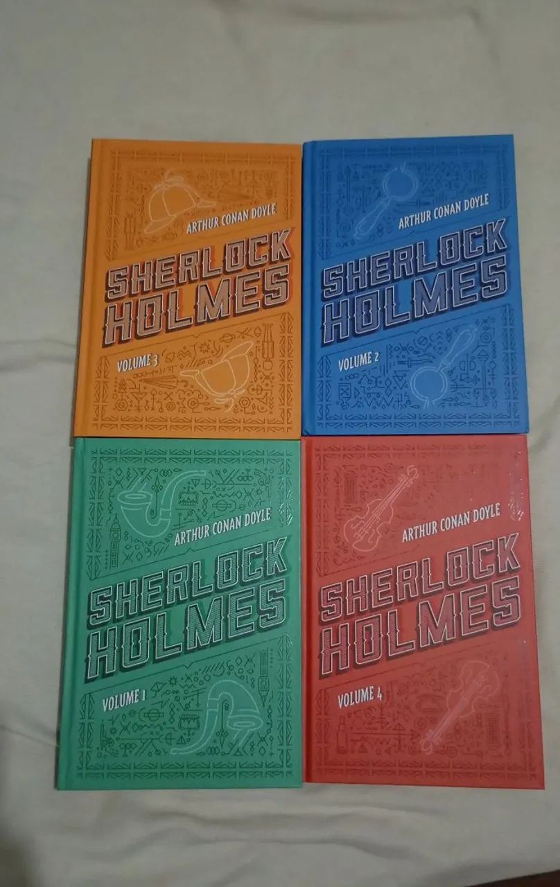 Box Livro Sherlock Holmes Vol. 1, 2, 3 e 4 - Foto 2