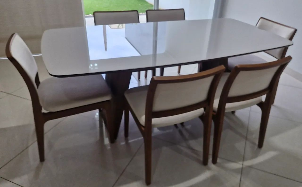 Mesa de jantar com 6 cadeiras - Foto 2