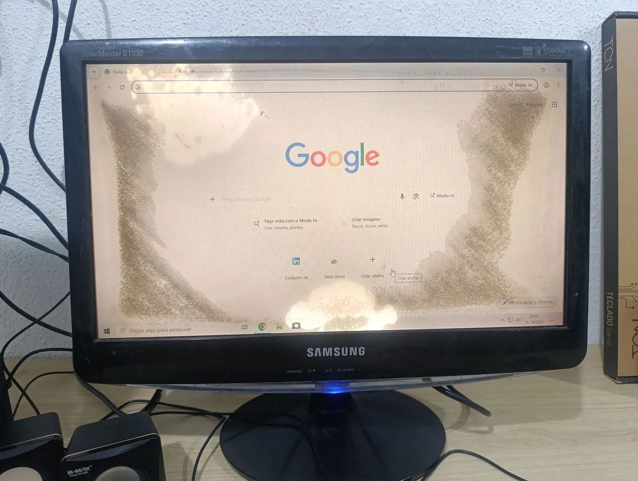 Monitor Samsung 19 polegadas (COM MANCHAS) - Foto 4