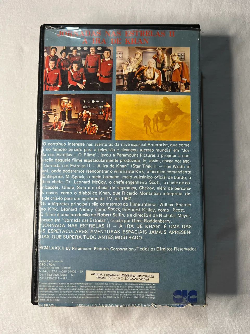 Vhs jornada nas estrela 2 a ira de khan  - Foto 5