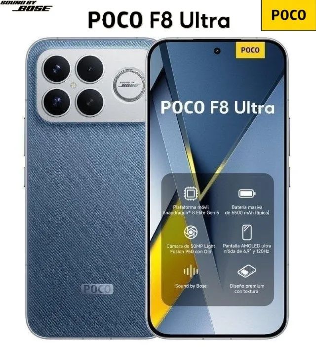 POCO F8 Ultra 16GB 512GB Snap 8Elite GEN5 - Celulares e