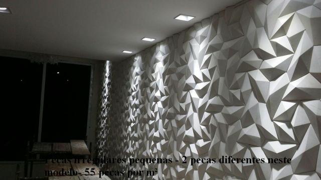 Revestimento painel de gesso 3D - Foto 6