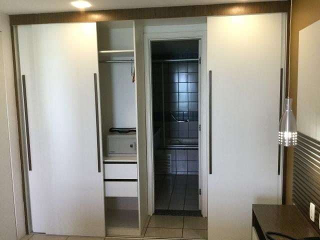Flat de luxo na beira mar 100% MOBILIADO - Foto 14