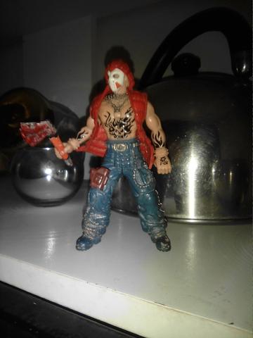 Mini Figura Rara Customizada Police Vs Bad Guyz E Acessórios