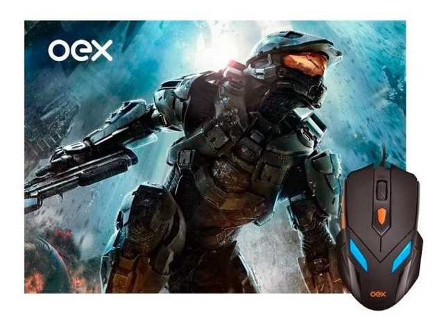 Combo War Mouse + Mousepad Oex - Mc100 em Fortaleza