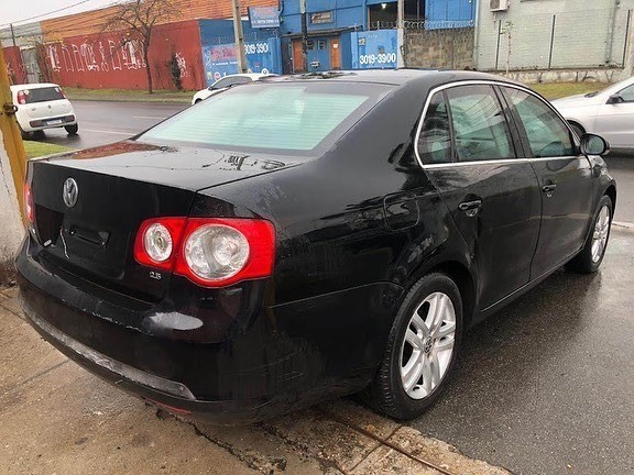 Vw Jetta 2.5 2008 Cambio Capo Airbag Farol Mecanica Motor Suspensão Porta Sucata  - Foto 4