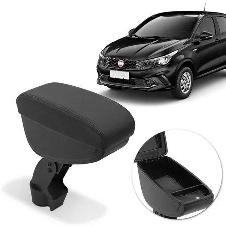 Apoio Descanso Encosto de Braço Preto Fiat Argo / Cronos