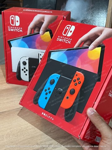 Parcele em até 12x a compra do Nintendo Switch OLED (64GB) no Mercado Livre  - Giz Brasil