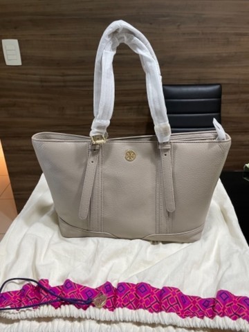 tory burch camel bolsa