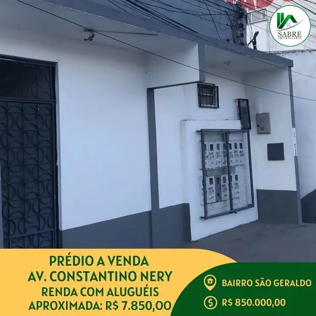 Casa com 12 kitnets Av Constantino Nery