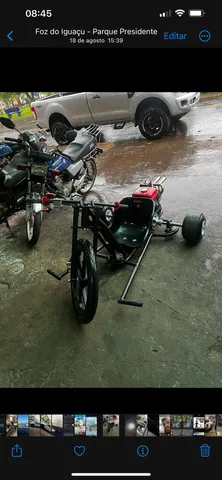 Carrinho Triciclo Elétrico de Drift Infantil 250w com Kit de