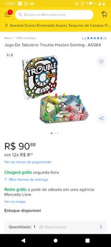 Brinquedo Jogo De Tabuleiro Trouble Da