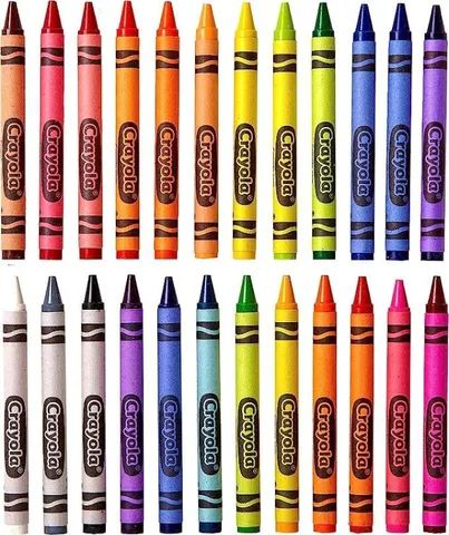 Giz de cera 24 cores crayola