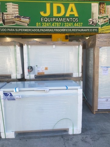 Lançamento - freezer horizontal 503 litros porta única - fricon 
