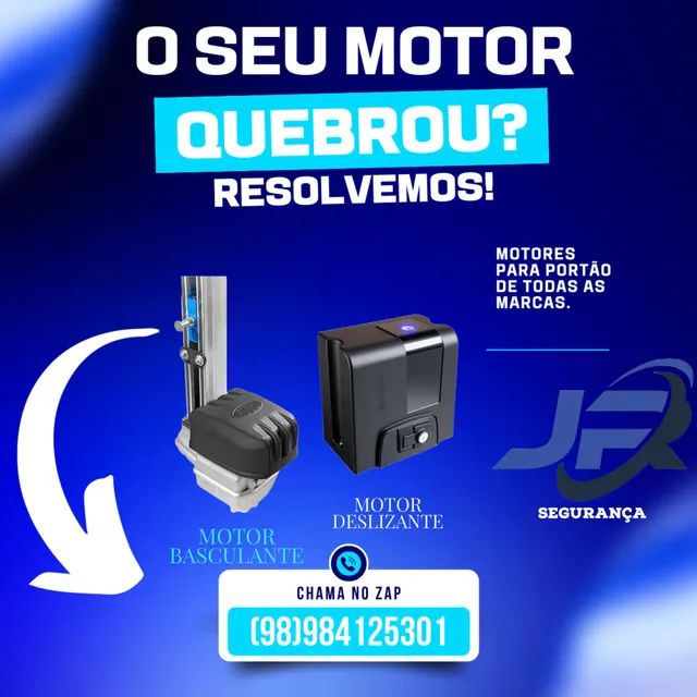 Manutenção em motores de portão 