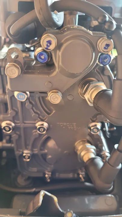 Motor popa yamaha 15h 2023 igual a um novo.  - Foto 6