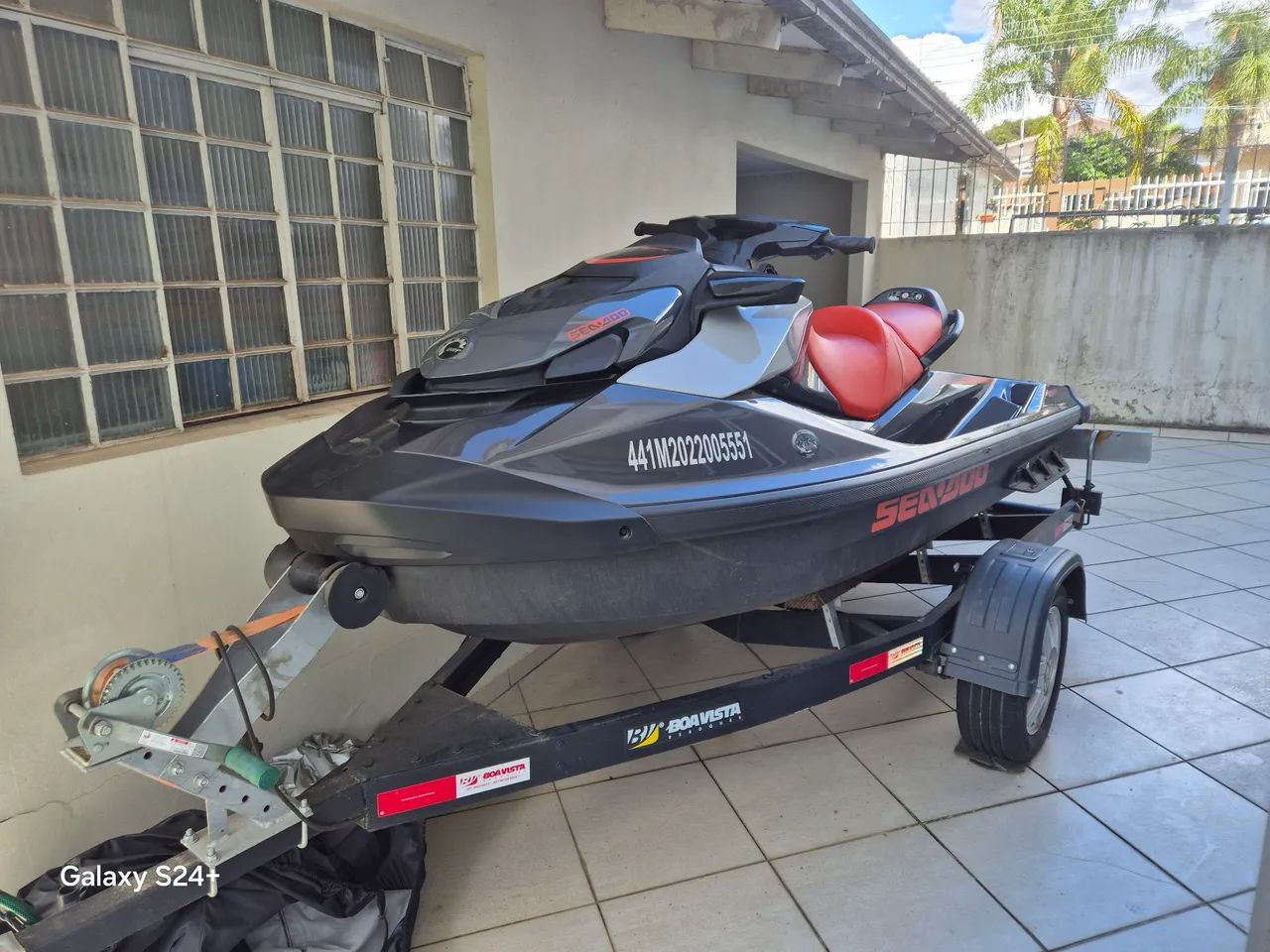 Vende-se jetsky seadoo gti 170 , 6,7 horas , 2022 com carreta de aluminio