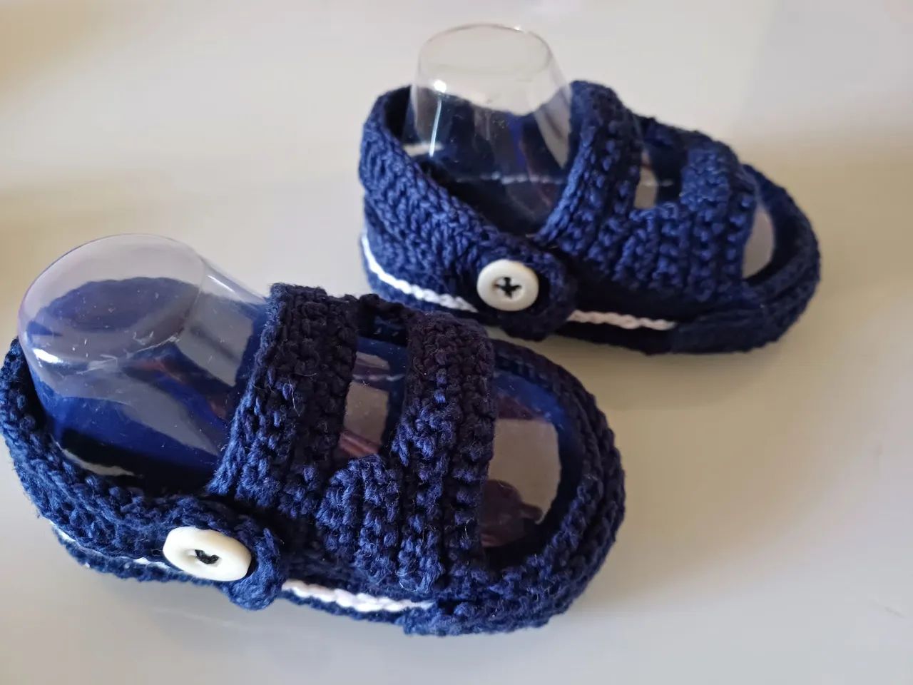 Sapatinhos em crochê para bebês  - Foto 4