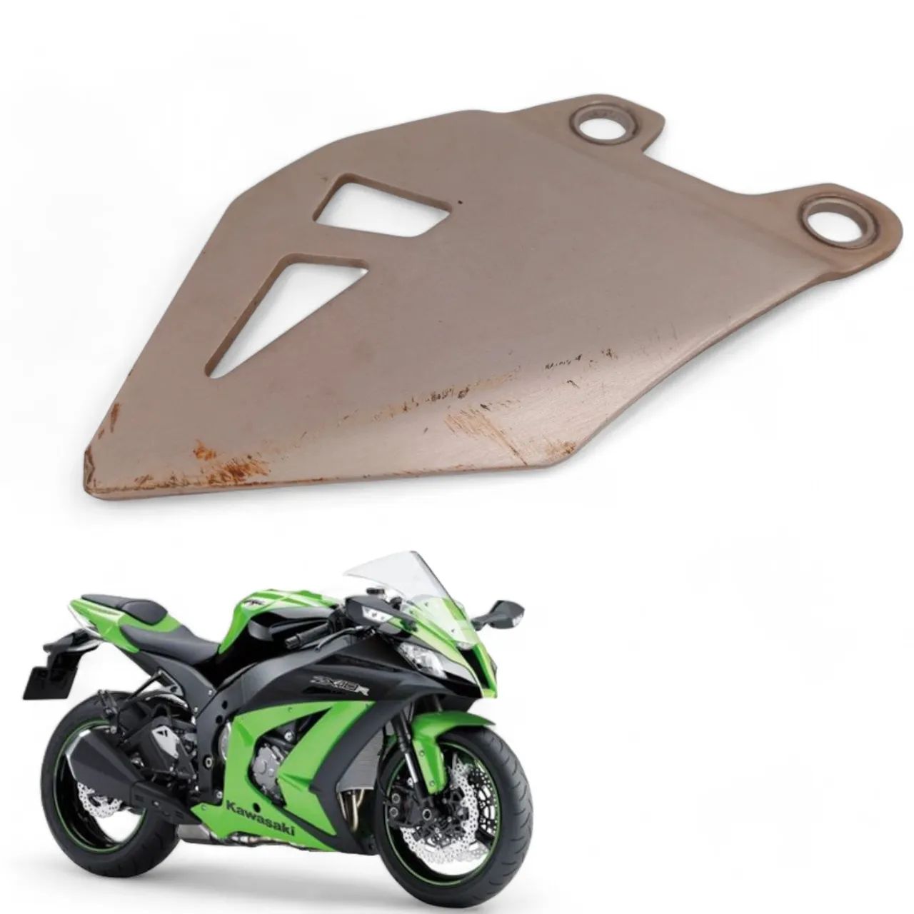 Acabamento Pedaleira Dianteira Direita Kawasaki Zx10 R 2014