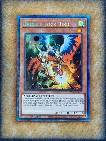 Yugioh!!! Droll & Lock Bird - Tama-pt047 - Collector's Rare
