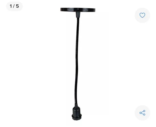 Soquete Pendente com fio 2x0,50mm  - Foto 3