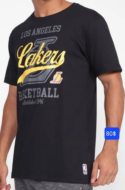 Camisa da NBA Los Angeles Lakers P e M original