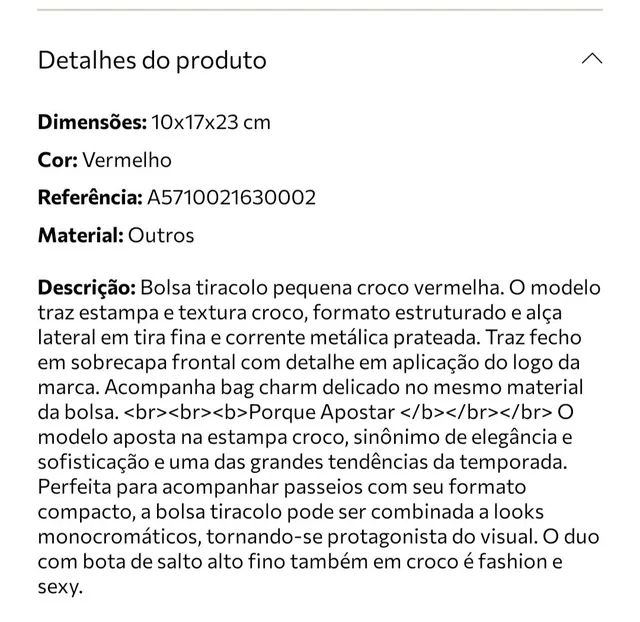 Bolsa AREZZO original R 150 Bolsas malas e mochilas Para so