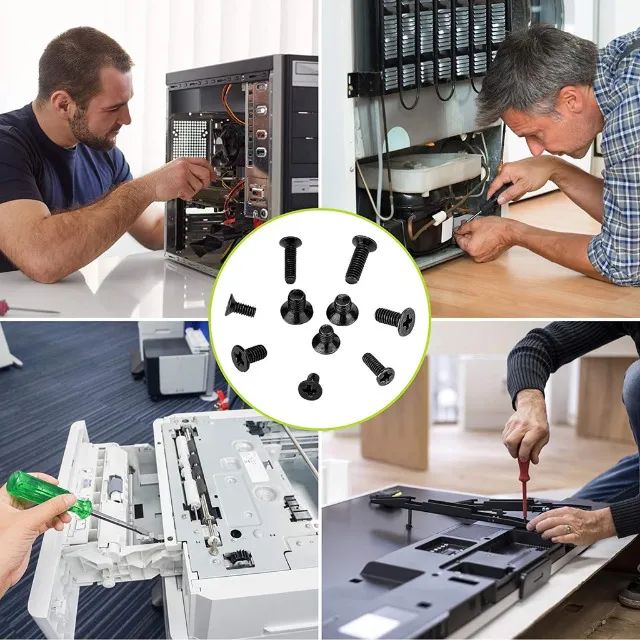 Kit de 500 Parafusos para Reparo de PC Computador Notebook Laptop Celulares Eletrônicos - Foto 5