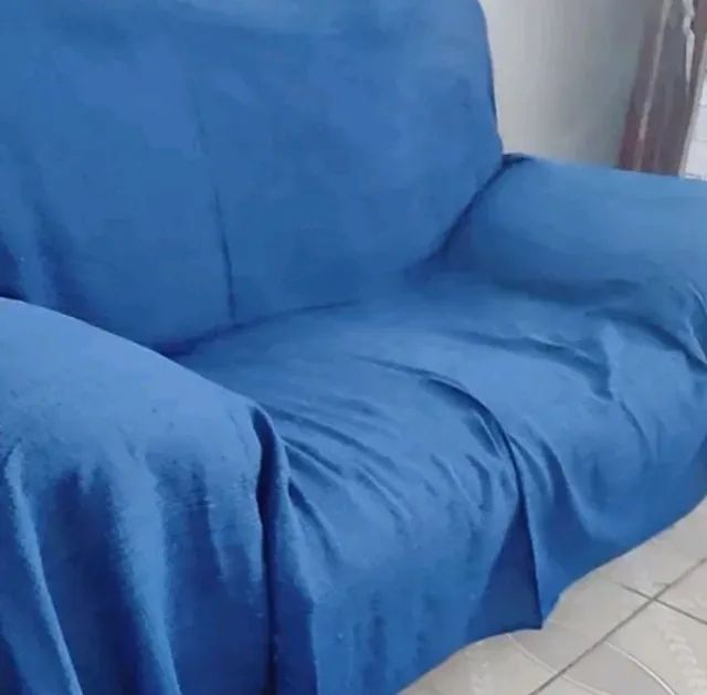 Manta gigante para sofá ou cama casal 100% algodão  - Foto 3