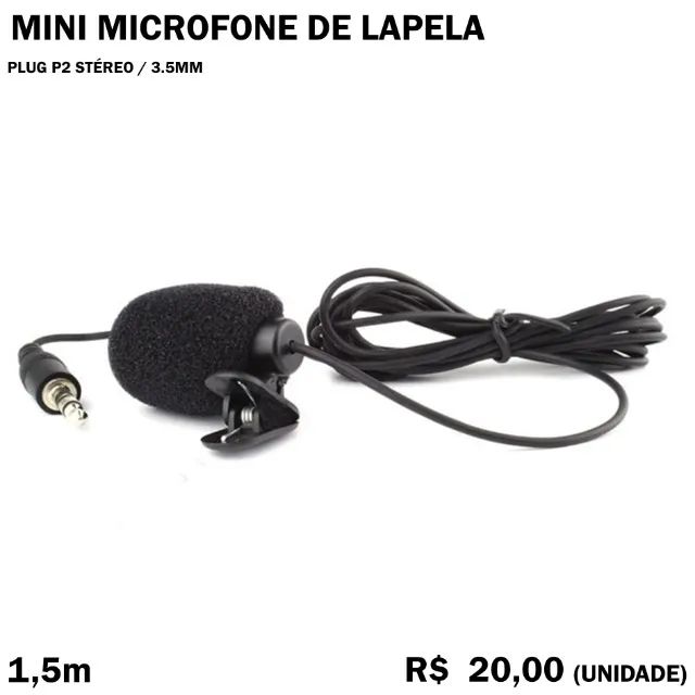 Microfone de Lapela