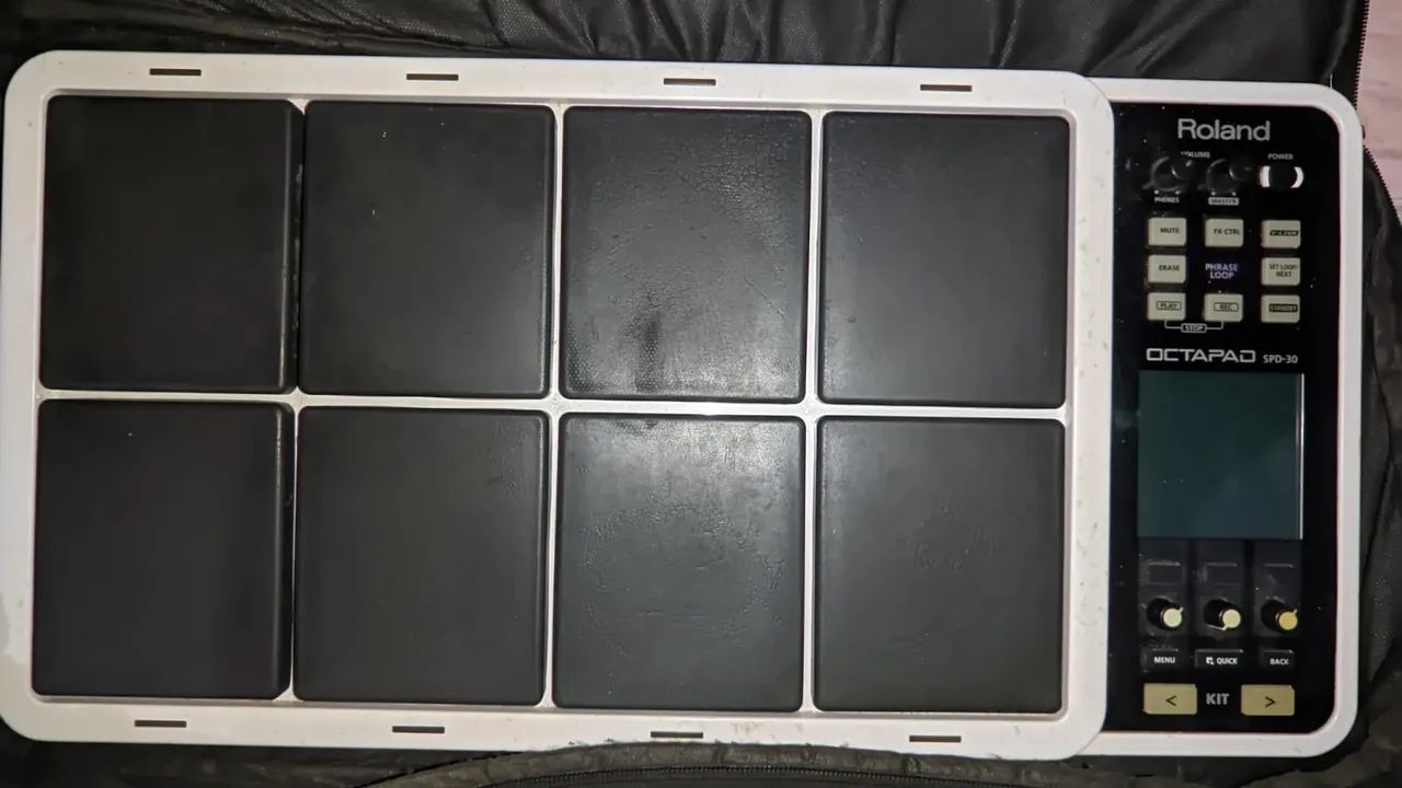 Vendo octapad Roland Spd30 Spd-30 Wh Branco Percussão - Foto 3