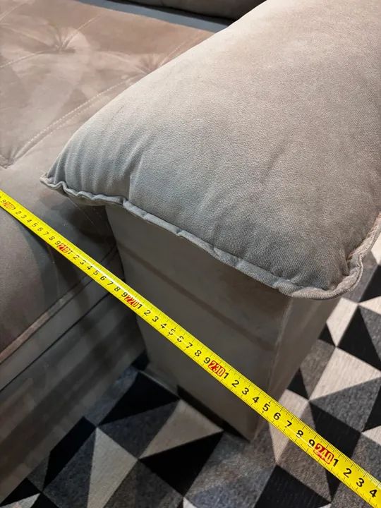 Sofá retrátil e reclinável de mola  - Foto 2