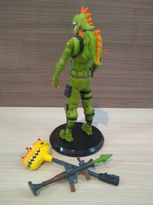 Boneco Fortnite Rex 15cm Premium Articulado Original - Foto 4