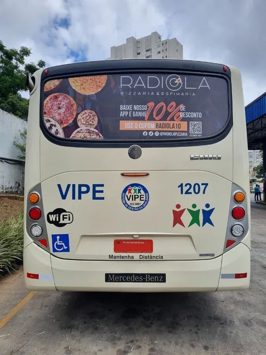 ÔNIBUS MICRÃO URBANO MERCEDES 1519 CAIO FOZ SUPER ANO 2012 MODELO 2012 - Foto 7