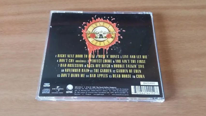 cd guns n' roses use your illusion 1 novo impecável. - Foto 2