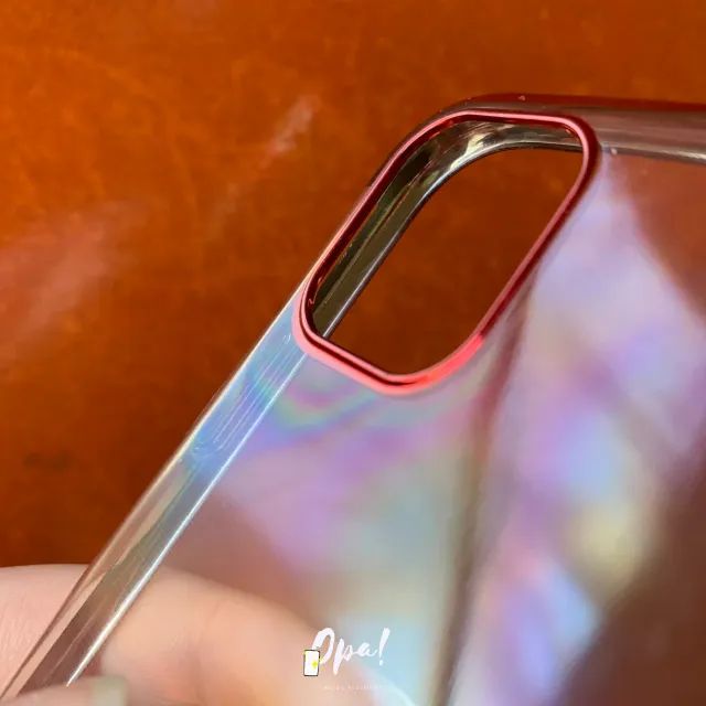 Capinha Iphone 11 - Transparente com borda Vermelha - Foto 3