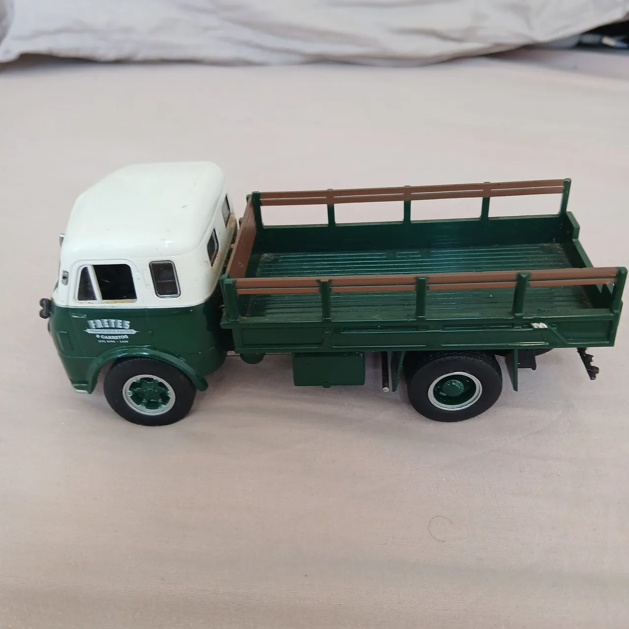 Miniatura Caminhão Fnm D-9500 Brasinca Transporte Ed 3<br>