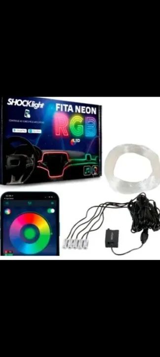 Kit de fita de néon com 4 ou 5 canhão shocklight aceito cartão! - Foto 5
