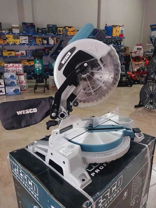 Meia esquadria 10" 1800w c/ disco para madeira Uso Profissional - Wesco(Loja)