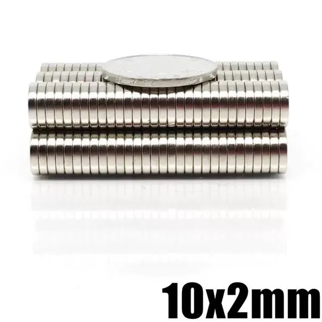 Imã neodimio 10x2mm super fortes 10 peças  - Foto 3