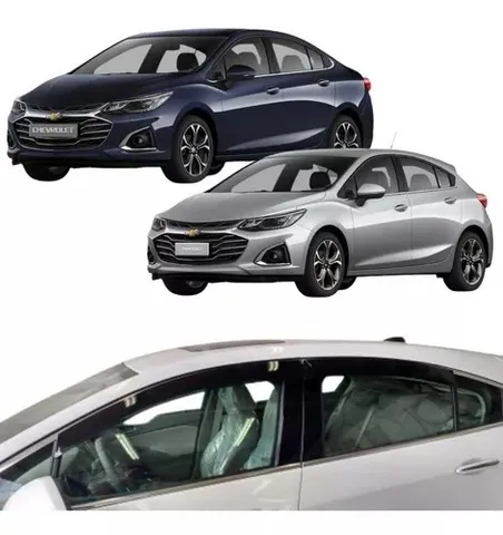 Calha Chuva Defletor Cruze Hatch / Sedan 17/22 Tg Poli 23031