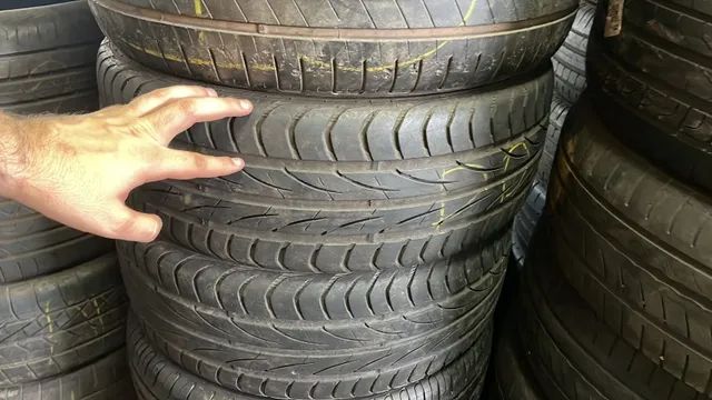 Pneu 195/55/15 Dunlop 80% de borracha
