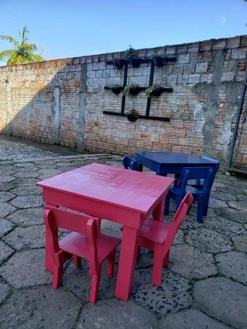 Mesinha e cadeirinha direito de fábrica!! CRICIUMA SC - Foto 4