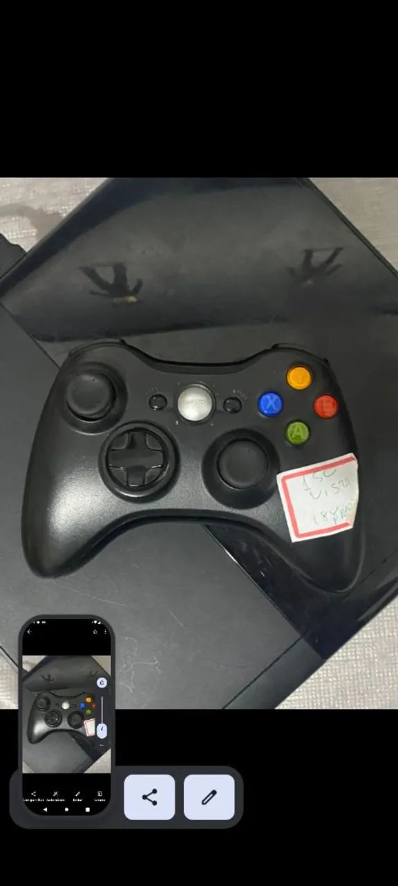 Controle Xbox 360 original usado
