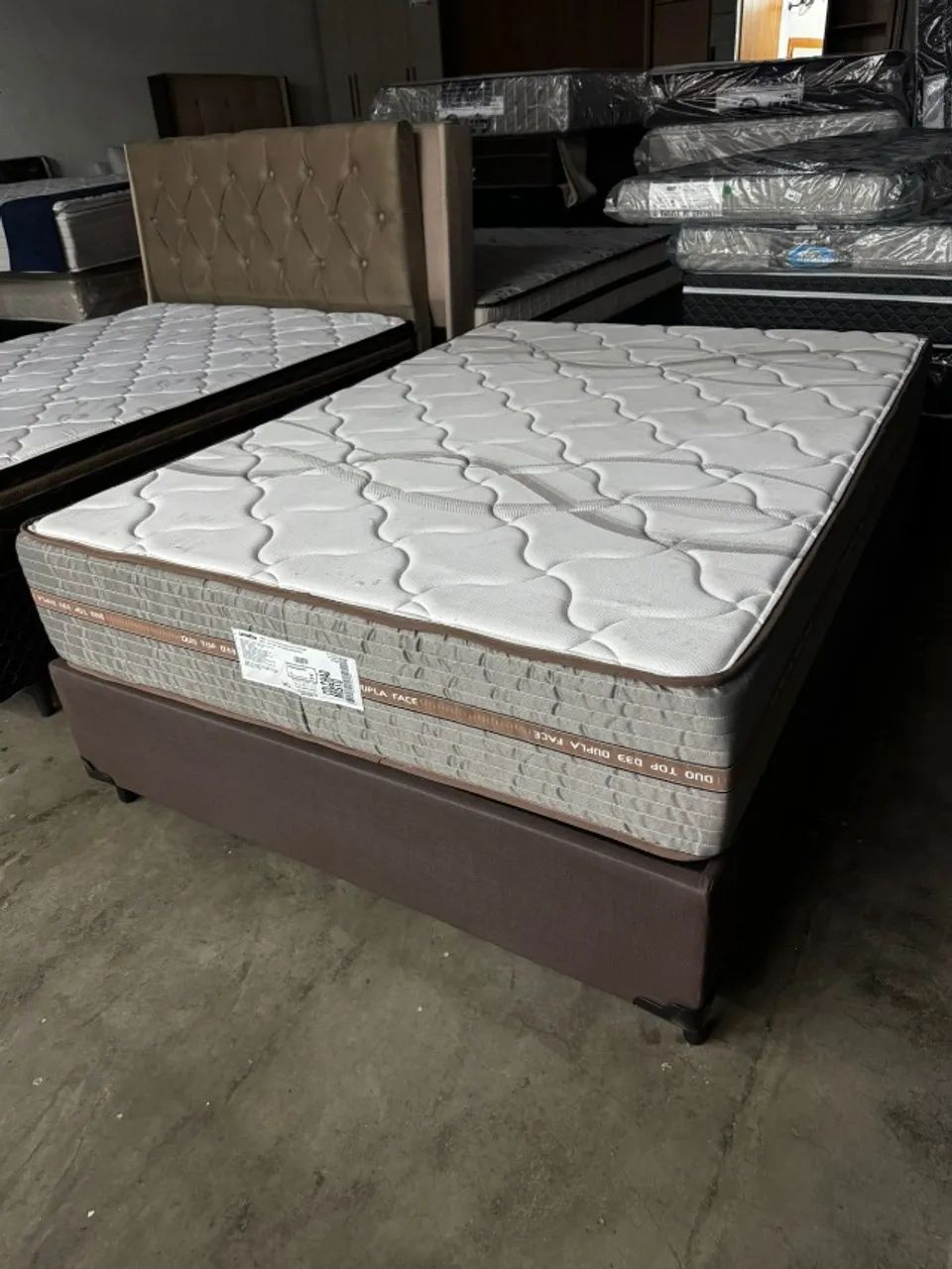Cama Box Casal + Colchão D33