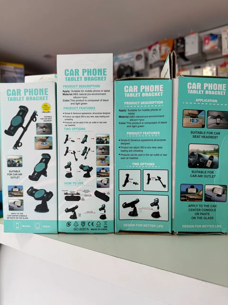Suporte veicular para celulares e tabletes 3 em 1 - Foto 3
